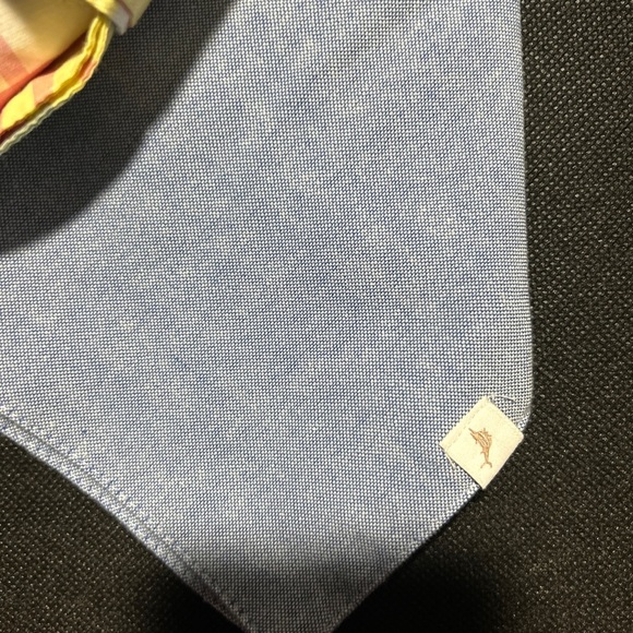 TOMMY BAHAMA PET BANDANA 2 Pack One Size Easter Spring Dog Clothing Plaid pink - Picture 5 of 5